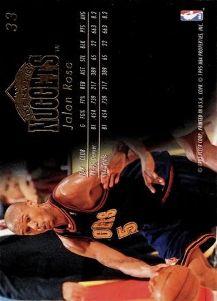 Jalen Rose 背面