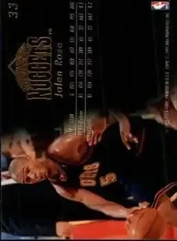 Back of Jalen Rose