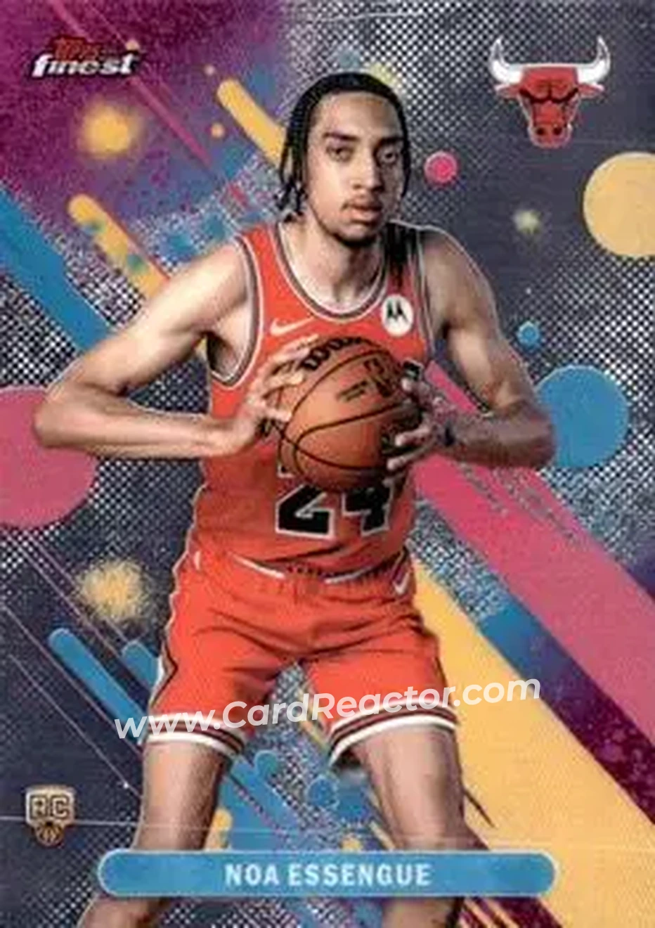 2025-26 Finest #12 - Noa Essengue - Chicago Bulls - Front
