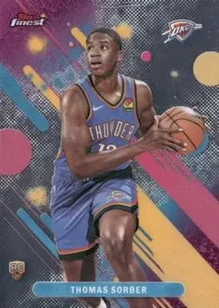2025-26 Finest #15 - Thomas Sorber - Oklahoma City Thunder 2025-26 Finest #15 - Thomas Sorber - Oklahoma City Thunder