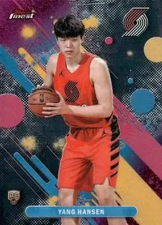 2025-26 Finest #16 - Yang Hansen - Portland Trail Blazers
