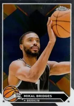 2023-24 Topps Chrome #2 Mikal Bridges