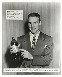 1950-51 Bennett Prune Juice Baltimore Bullets Schedules