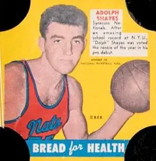 1950-51 Bread for Health #NNO - Dolph Schayes - Syracuse Nationals