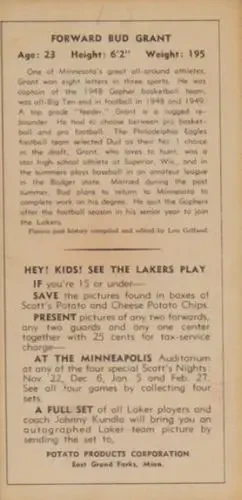 Back of Bud Grant