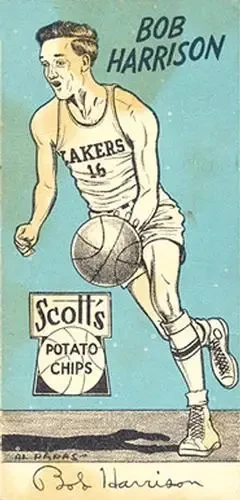 1950-51 Scott's Potato Chips Minneapolis Lakers #NNO Bob Harrison