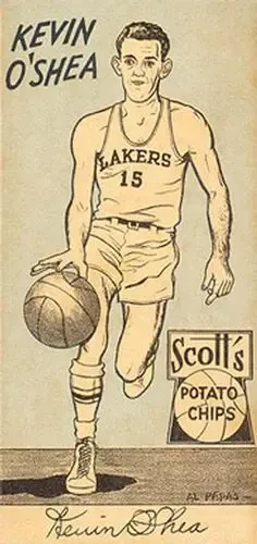 1950-51 Scott's Potato Chips Minneapolis Lakers #NNO Kevin O'Shea