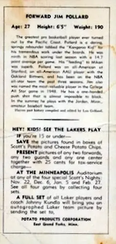Back of Jim Pollard