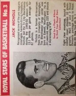 1952 Royal Desserts #3 Jack Nichols