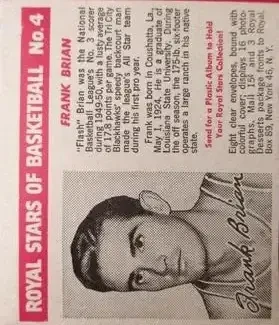 1952 Royal Desserts #4 Frank Brian