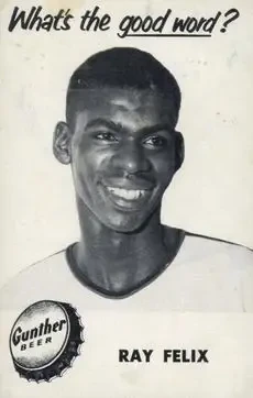1954-55 Gunther Beer Baltimore Bullets #NNO Ray Felix
