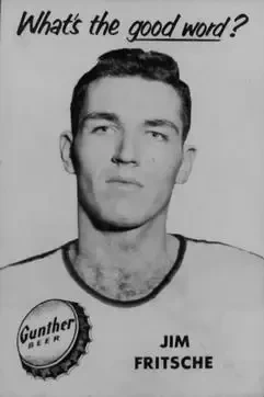 1954-55 Gunther Beer Baltimore Bullets #NNO Jim Fritsche