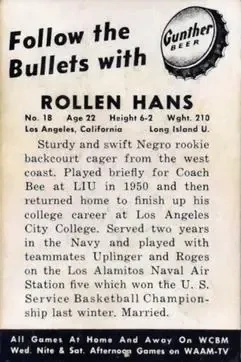 Back of Rollen Hans