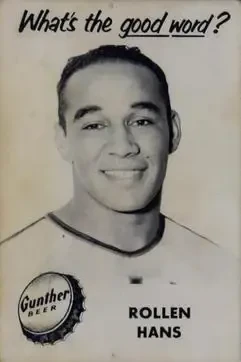 1954-55 Gunther Beer Baltimore Bullets #NNO Rollen Hans