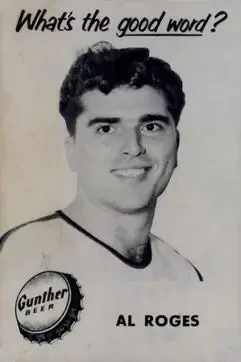 1954-55 Gunther Beer Baltimore Bullets #NNO Al Roges