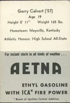 Back of Gerry Calvert