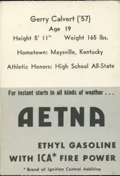 Back of Gerry Calvert