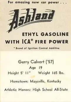 Back of Gerry Calvert
