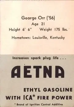 Back of George Orr