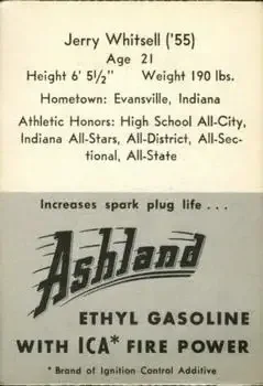 Back of Jerry Whitsell