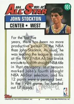 Back of John Stockton