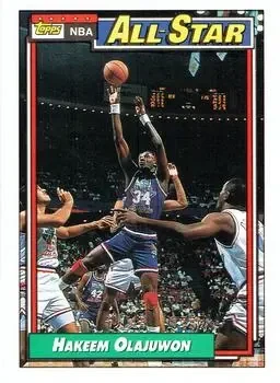 1992-93 Topps #105 Hakeem Olajuwon