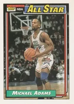1992-93 Topps #114 Michael Adams