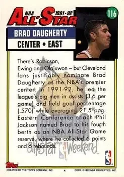 Back of Brad Daugherty