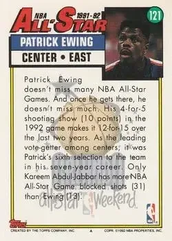 Back of Patrick Ewing