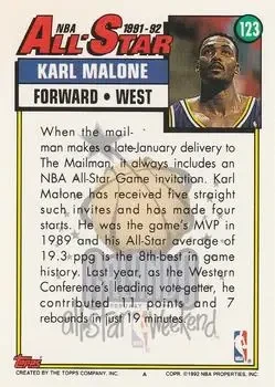Back of Karl Malone