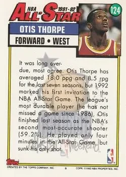 Back of Otis Thorpe
