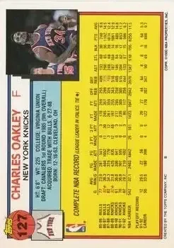 Back of Charles Oakley