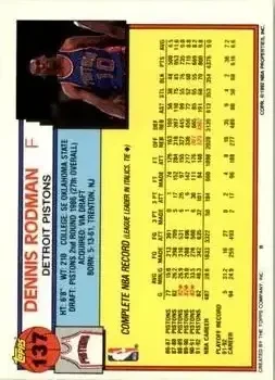 Back of Dennis Rodman
