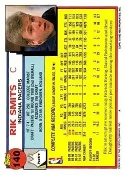 Back of Rik Smits