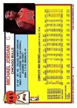 Back of Michael Jordan