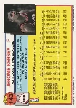 Back of Jerome Kersey