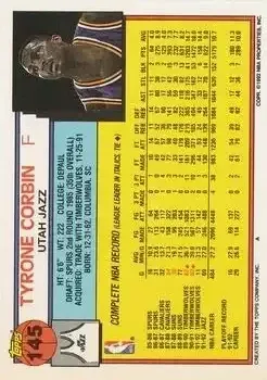 Back of Tyrone Corbin