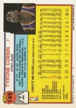 Back of Tyrone Corbin