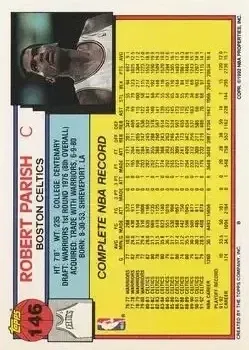 Back of Robert Parish