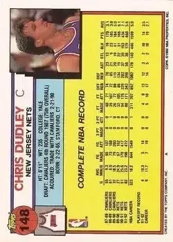 Back of Chris Dudley