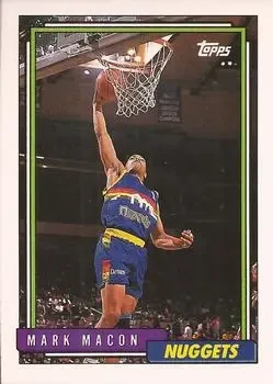 1992-93 Topps #154 Mark Macon