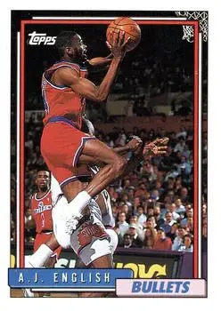 1992-93 Topps #157 A.J. English