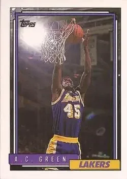 Front of A.C. Green