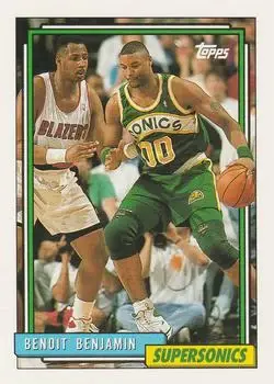 1992-93 Topps #161 Benoit Benjamin