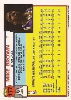 Back of Mike Brown