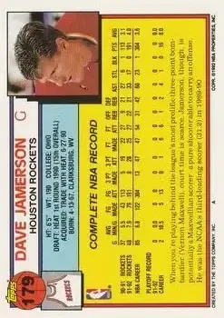 Back of Dave Jamerson