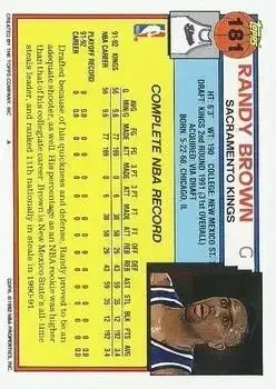 Back of Randy Brown