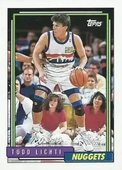 1992-93 Topps #182 Todd Lichti