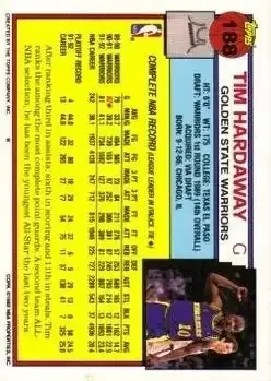 Back of Tim Hardaway