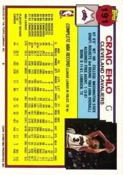 Back of Craig Ehlo